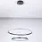 Závesné svietidlo SUPRA BLACK AH-SULED48BL LED LW1