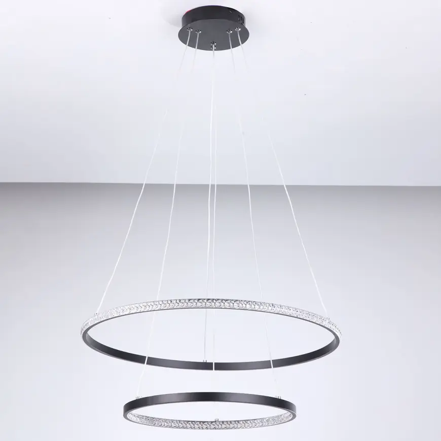 Fotografia produktu: Závesné svietidlo SUPRA BLACK AH-SULED48BL LED LW1