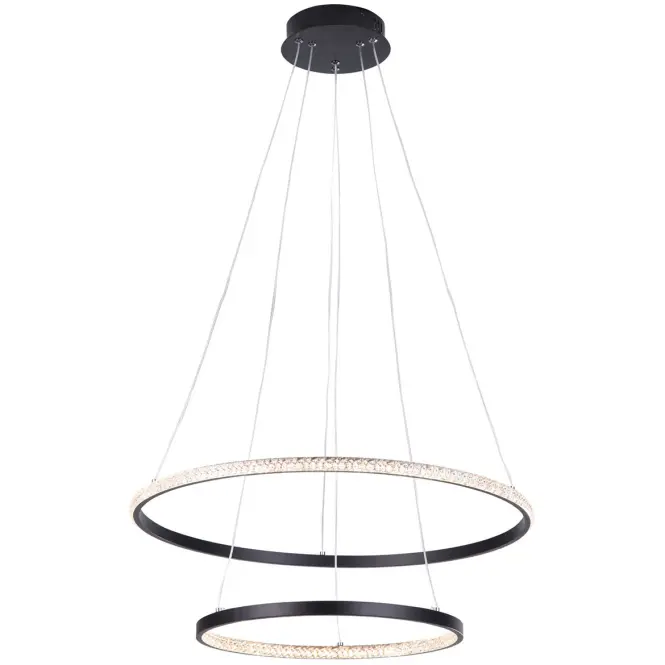 Závesné svietidlo SUPRA BLACK AH-SULED48BL LED LW1
