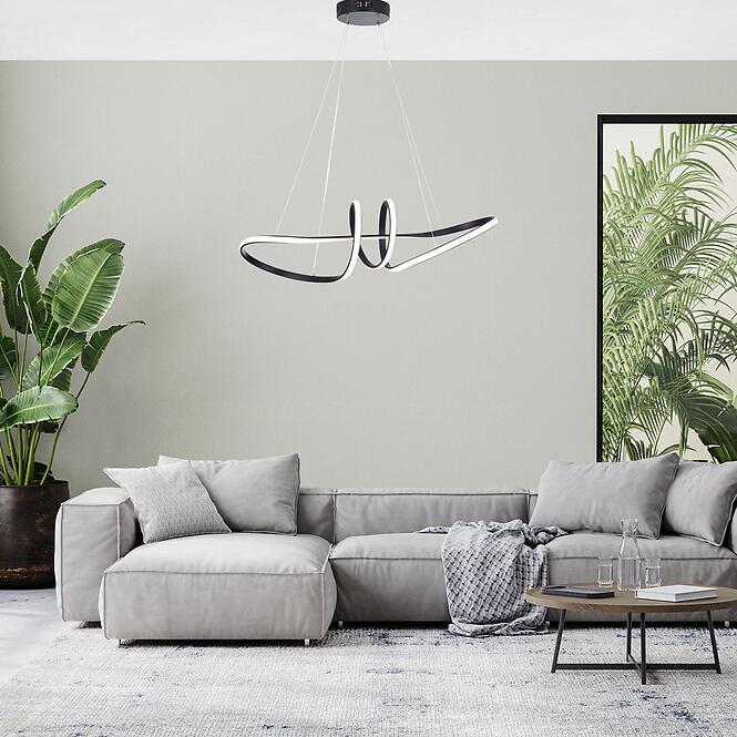 Závesné svietidlo KROTOS BLACK AH-KRLED40BL LED LW1,6