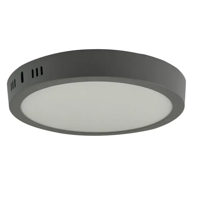 LED okrúhly panel 18W 4200K svetlosivý,3