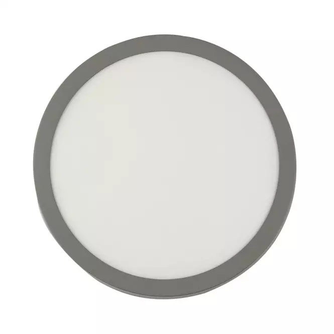 LED kruhový panel 24W 4200K okrúhly svetlo šedá