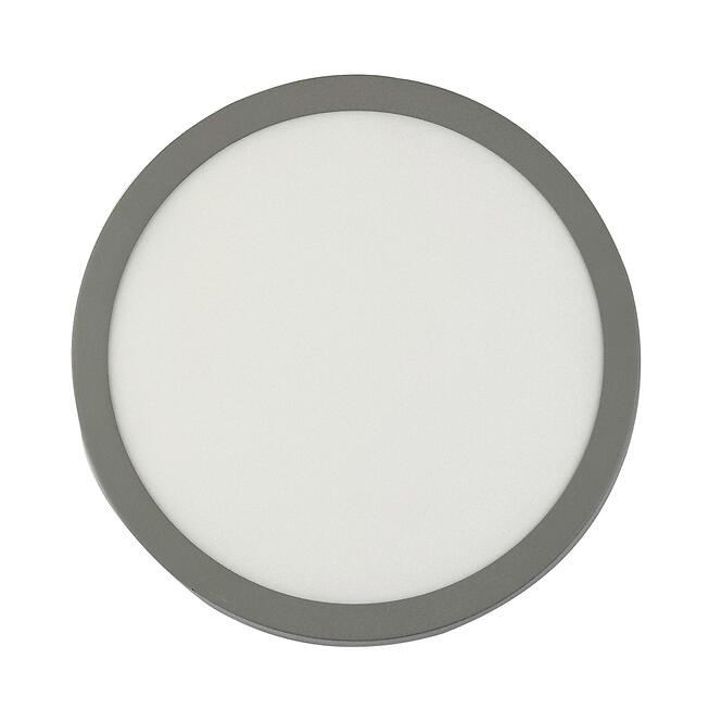 LED okrúhly panel 24W 4200K svetlosivý,3