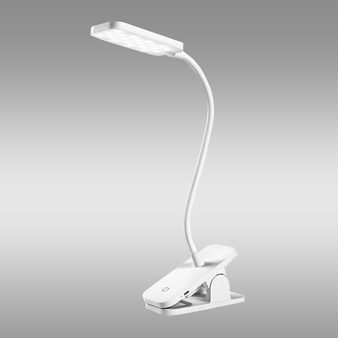 Kancelarska lampa Panan CLIP SQUARE USB White LED LB1