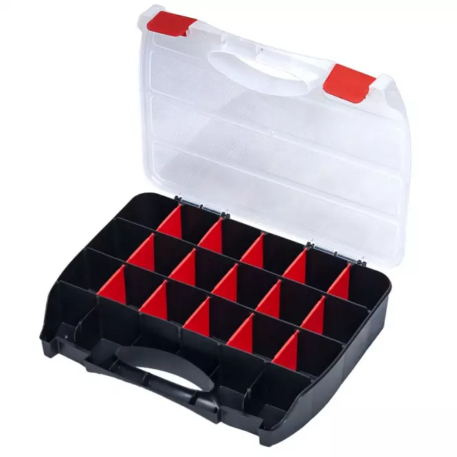 Organizér na náradie Domino 32 čierny 325x260x65 mm