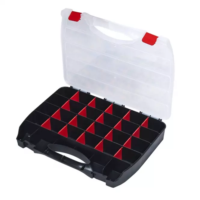 Organizér na náradie Domino 45 čierny 450x340x68 mm