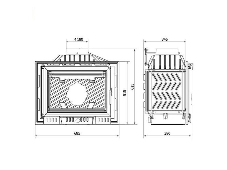 Krbová vložka W6 10,1kW ECO