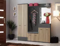Predsieňová stena MARCO III artisan/antracit anas mc3