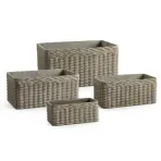 Obal na kvetináč 101487 tmavohnedý 44x25x19h