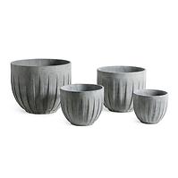 Obal na kvetináč 101699 starožitná sivá 45x38h