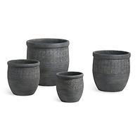 Kvetináč 101761 tmavošedý 26x26h cm