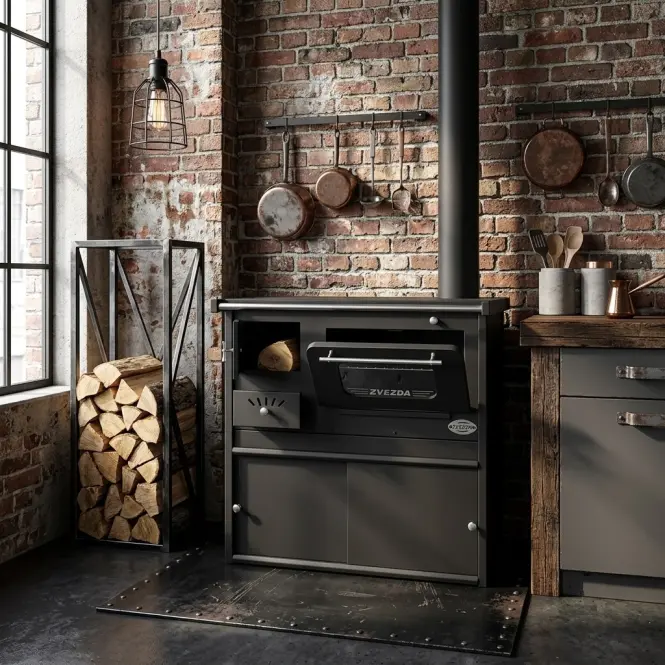 Sporák ZVEZDA CLASSIC SP 6 kW pravé Eco