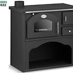 Sporák na tuhé palivo ZVEZDA CLASSIC GF 5,7kW ľavý Eco