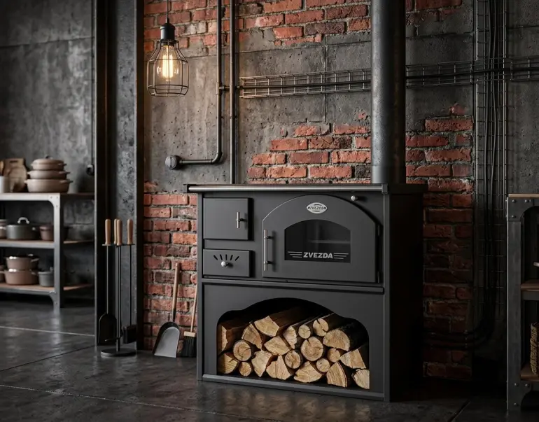 Sporák ZVEZDA CLASSIC GF 5,7 kW pravý Eco