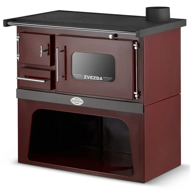 Sporák ZVEZDA CLASSIC GFE hnedý 5,7 kW pravý Eco,2