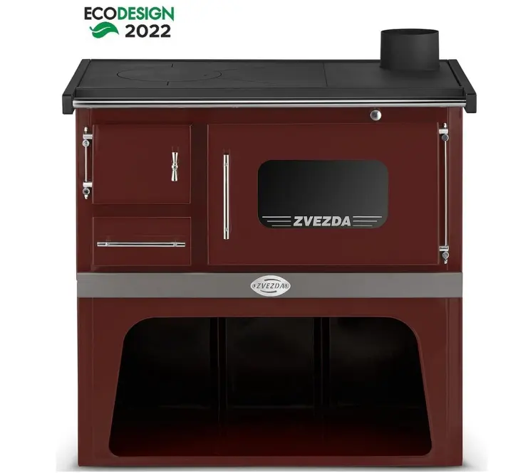 Sporák ZVEZDA CLASSIC GFE hnedý 5,7 kW pravý Eco
