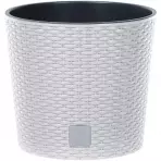 Kvetináč Rato okrúhly biely DRTUS250L-S449
