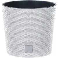 Kvetináč Rato okrúhly biely DRTUS250L-S449