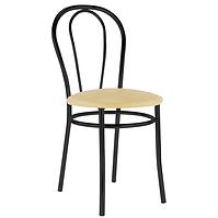 Stolička TULIPAN black V18N béžová
