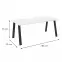 Stôl Kleo 185x90 – Biely,2