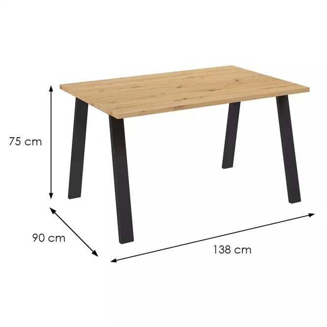Stôl Kleo 138x90 – Artisan