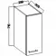 Kuchynská skrinka Lara 30g-72 1f Mdf biely lesk,2