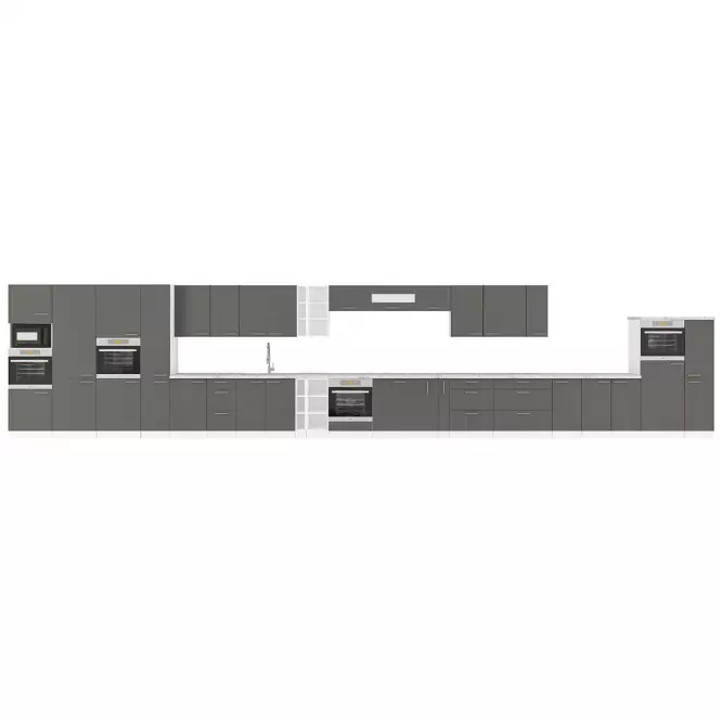 Kuchynská skrinka Lara 60g-72 1f Mdf sedá lesk