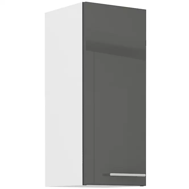 Kuchynská skrinka Lara 30g-72 1f Mdf sedá lesk