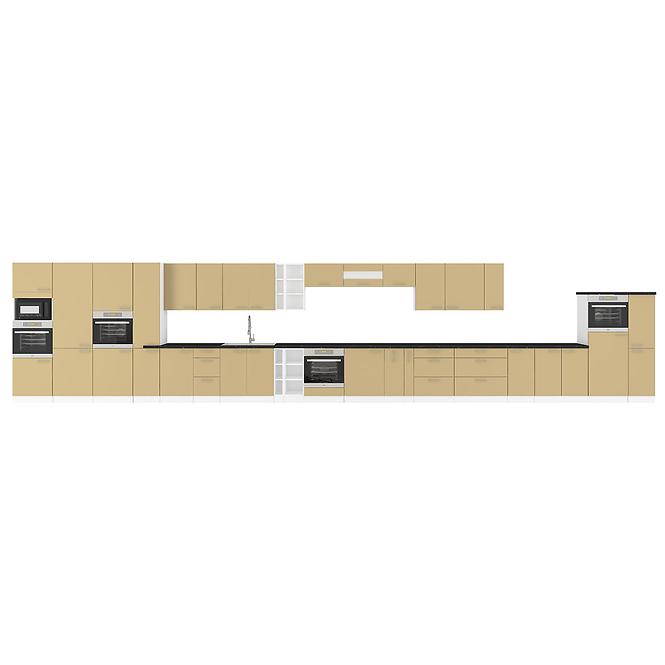 Kuchynská skrinka Lara 50g-72 1f Mdf Cappucino lesk,3