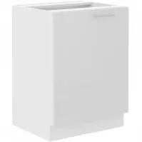 Kuchynská skrinka Lara 60d 1f Bb Mdf biely lesk