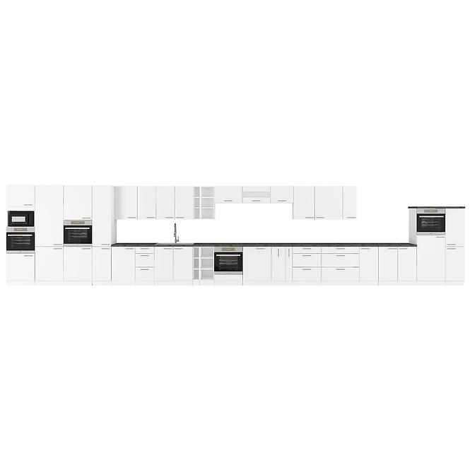Kuchynská skrinka Lara 60dkpl-162 1f Bb Mdf biely lesk