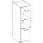 Kuchynská skrinka Lara 60dpm-210 2f Bb Mdf biely lesk,2