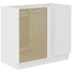 Kuchynská skrinka Lara105 Nd 1f Bb Mdf Cappucino lesk