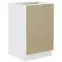 Kuchynská skrinka Lara 50zl 1f Bb Mdf Cappucino lesk