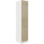 Kuchynská skrinka Lara 40dk-210 2f Bb Mdf Cappucino lesk