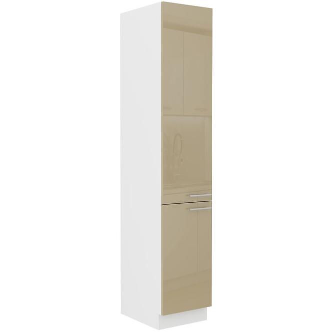 Kuchynská skrinka Lara 40dk-210 2f Bb Mdf Cappucino lesk