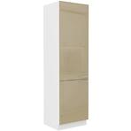 Kuchynská skrinka Lara 60dk-210 2f Bb Mdf Cappucino lesk