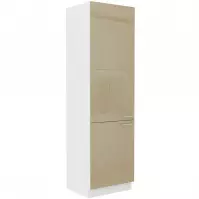 Kuchynská skrinka Lara 60dk-210 2f Bb Mdf Cappucino lesk