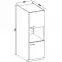 Kuchynská skrinka Lara 60dp-210 2f Bb Mdf Cappucino lesk,2