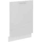 Kuchynská skrinka Lara čelo umývačky riadu 713x596 MDF biely lesk