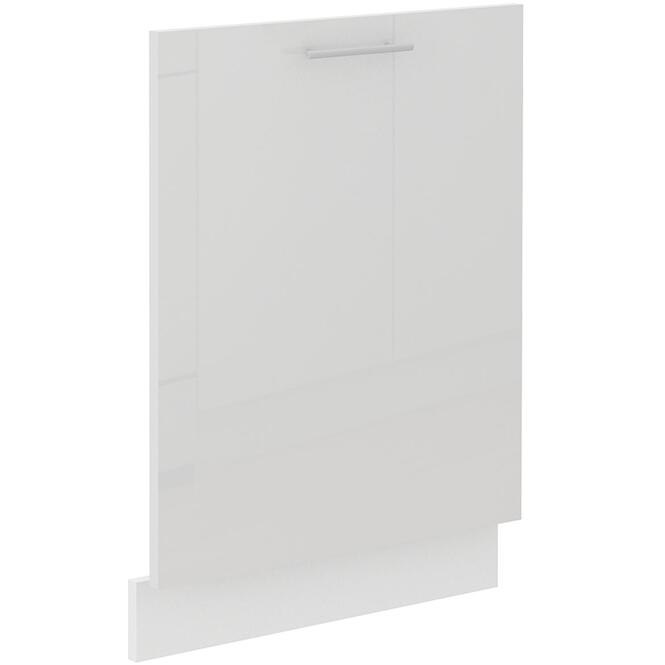 Kuchynská skrinka Lara čelo umývačky riadu 713x596 MDF biely lesk