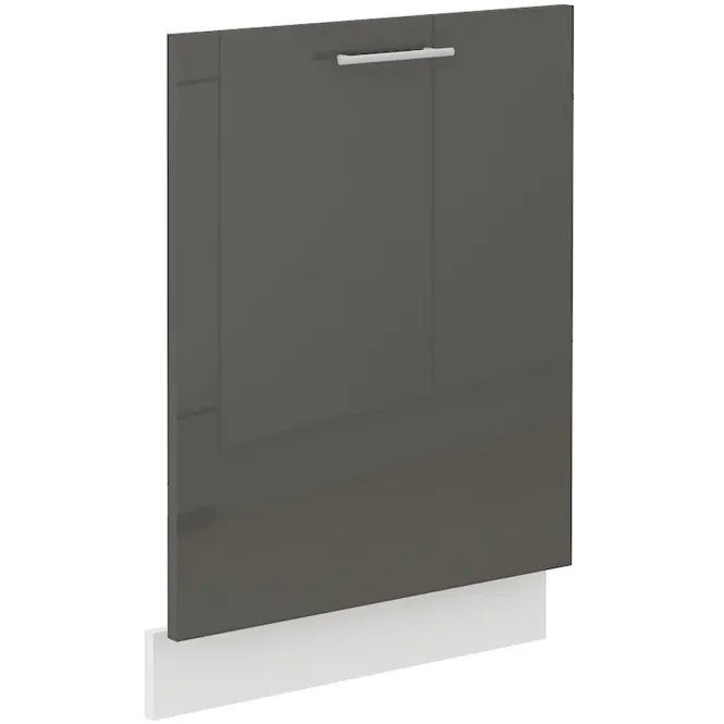 Kuchynská skrinka Lara čelo umývačky riadu 713x596 MDF Šedá lesk