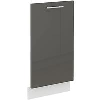 Kuchynská skrinka Lara čelo umývačky riadu 713x446 MDF Šedá lesk
