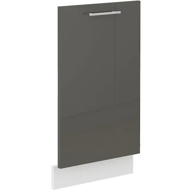 Kuchynská skrinka Lara čelo umývačky riadu 713x446 MDF Šedá lesk