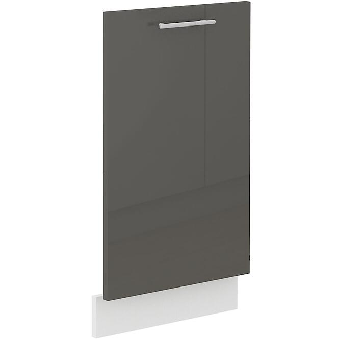 Kuchynská skrinka Lara čelo umývačky riadu 713x446 MDF Šedá lesk