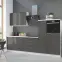 Kuchynská skrinka Lara čelo umývačky riadu 570x446 MDF Šedá lesk,7