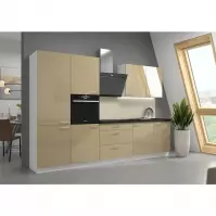 Kuchynská Lara 310 Mdf Cappucino lesky bez dosky