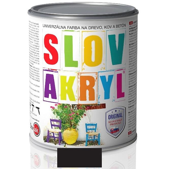 Slovlak Slovakryl Mat 0199 Čierna 5kg