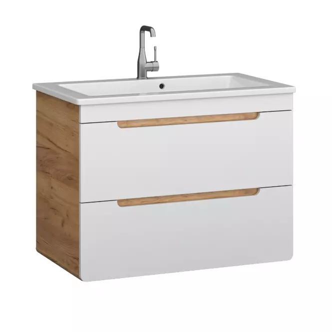 Skrinka Bronx 80 dub craft-biely,3