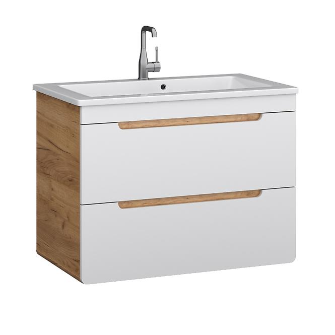 Skrinka Bronx 80 dub craft-biely,3
